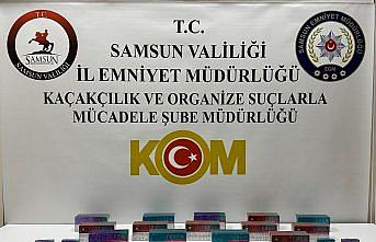 Samsun'da kaçakçılık operasyonunda 2 zanlı yakalandı
