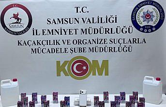 Samsun'da kaçakçılık operasyonunda 3 zanlı yakalandı