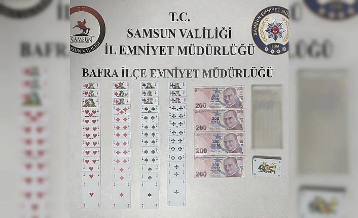 Bafra'da kumar operasyonunda 4 kişi hakkında işlem yapıldı