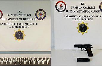 Samsun'da uyuşturucu operasyonunda 3 zanlı yakalandı
