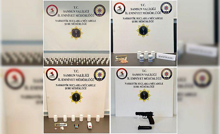 Samsun'da uyuşturucu operasyonunda 5 zanlı yakalandı