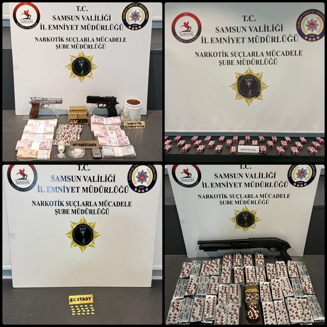 Samsun'da uyuşturucu operasyonunda 7 zanlı yakalandı