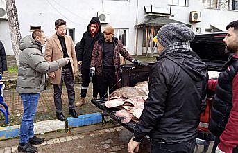 Sinop'ta kaçak avlanan 625 kalkan balığı vatandaşlara dağıtıldı