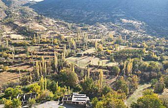 Şırnak'ın Uludere ilçesindeki sonbahar renkleri dronla görüntülendi