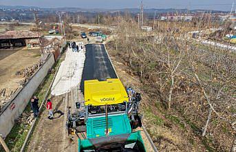 Taşköprü'de sıcak asfalt çalışması başladı