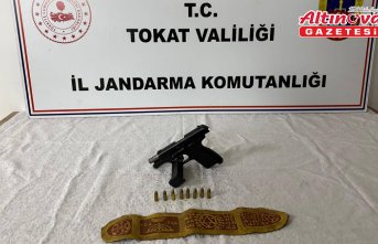 Tokat'ta tarihi eser operasyonunda 1 zanlı yakalandı