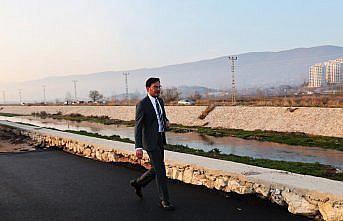 Tokat'ta asfalt kaldırımı çalışması yapılıyor