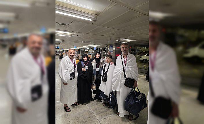 Trabzon'da şehit yakınları ve gaziler umreye uğurlandı