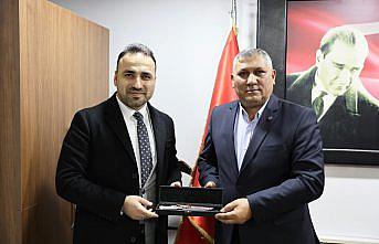 Vezirköprü Belediye Başkanı Gül'den Ziraat Odası Başkanı Kaya'ya ziyaret