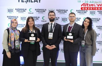 Yeşilay Samsun Şubesi'ne gönüllülük ödülü