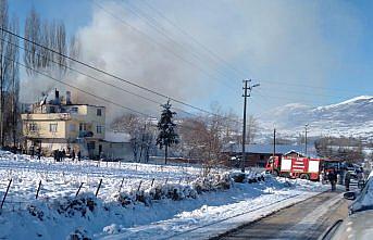 Amasya'da evde çıkan yangın hasara neden oldu