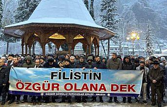 Amasya'da Gazze'ye destek etkinliği düzenlendi