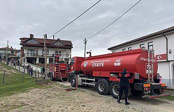 Bartın'da evde çıkan yangın söndürüldü