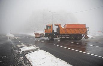 Bolu Dağı'nda sis etkili oldu