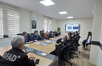 Çorum'da AFAD personeline trafik eğitimi verildi