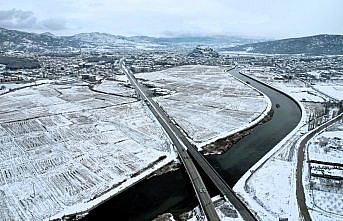 Çorum'da kar yağışı etkili oldu