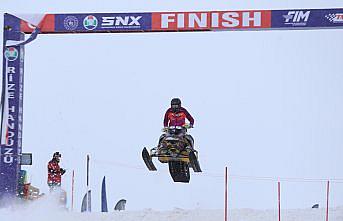 Dünya Kar Motosikleti Şampiyonası'nda sıralama yarışları yapıldı