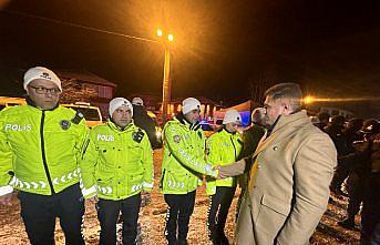 Düzce Valisi Aslan, yeni yıla görevi başında giren personeli ziyaret etti