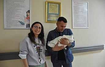 Gümüşhane'de yeni yılın ilk bebeği dünyaya geldi