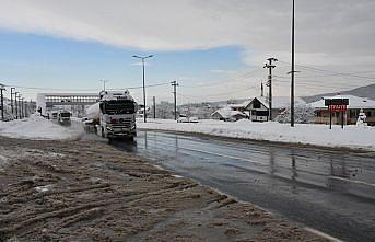Bolu Dağı'nın Ankara istikameti ağır tonajlı araçların geçişine açıldı