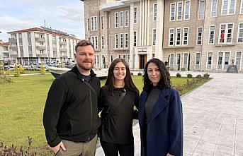 İngiltere'den Vietnam'a yürüyen 2 arkadaş, Samsun'a geldi