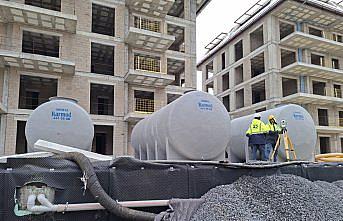 Karmod yağmur suyu hasadı depolama tankı projelerini sürdürüyor