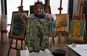 Malezya'nın batik sanatı Trabzonlu öğretmenin atölyesinde hayat buluyor