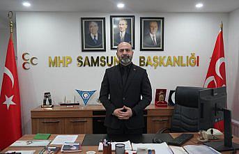MHP Kavak İlçe Başkanlığında görev değişimi