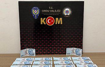 Ordu'da sahte banknot operasyonunda 3 şüpheli yakalandı