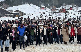 Rize'de “18. Kardan Adam Kış Festivali“ başladı