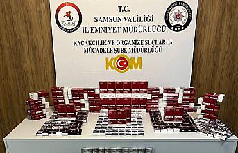 Samsun'da 23 bin 160 makaron ele geçirildi