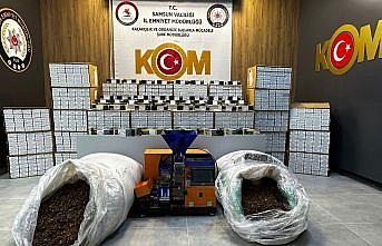 Samsun'da 320 bin kaçak makaron ele geçirildi