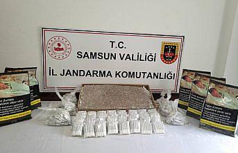 Samsun’da bandrolsüz tütün ürünleri ele geçirildi