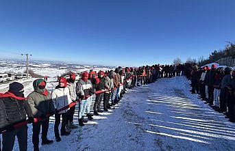 Samsun'da Sarıkamış şehitleri için anma programı ve bayrak yürüyüşü yapıldı