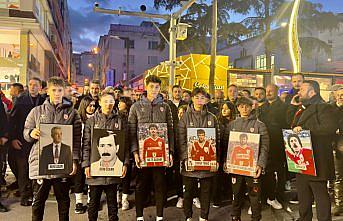 Samsunspor'dan “futbol şehitleri“ için sessiz yürüyüş