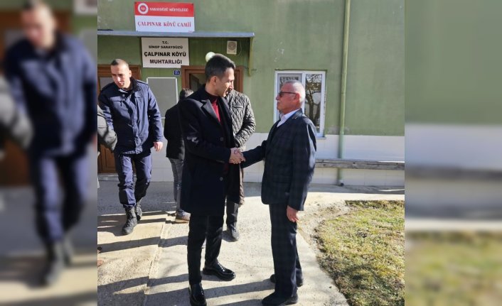 Saraydüzü Kaymakamı Ünal, köy ziyaretlerinde bulundu