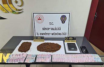 Sinop'ta uyuşturucu operasyonunda gözaltına alınan 2 zanlıdan 1'i tutuklandı