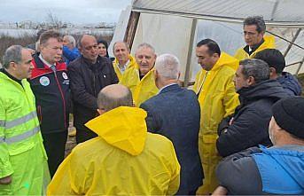 TARSİM'den Antalya'da su baskınından etkilenen seralara ziyaret
