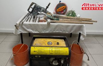 Tokat'ta izinsiz kazı yapan 6 şüpheli suçüstü yakalandı