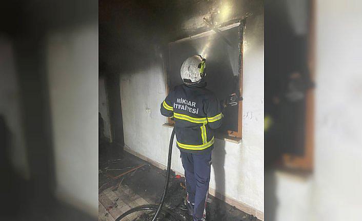 Tokat’ta çıkan yangın evde hasara neden oldu