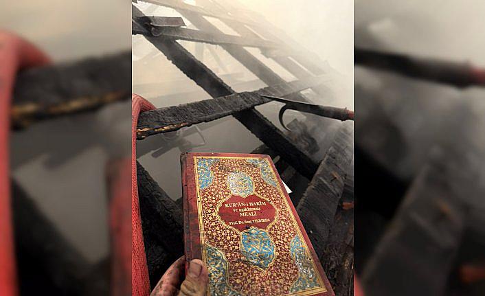 Tokat'ta çıkan yangında tek katlı ev kullanılmaz hale geldi