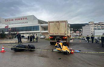 Tokat'ta kamyon ile çarpışan motosikletin sürücüsü öldü