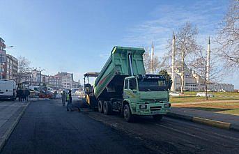 Trabzon'da yol yapım, bakım ve onarım çalışmaları sürüyor
