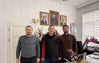 Yeşilay Samsun Şube Başkanı Güneş'ten Alaçam Belediyesine ziyaret