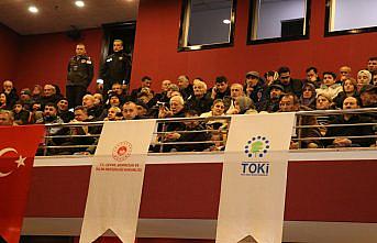 Yüzyılın Konut Projesi kapsamında Amasya'da yapılacak konutların kurası çekildi