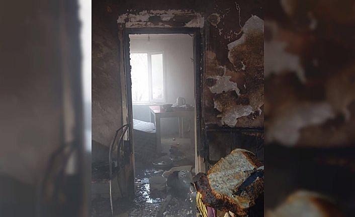 Zonguldak'ta müstakil evde çıkan yangında 1 kişi dumandan etkilendi
