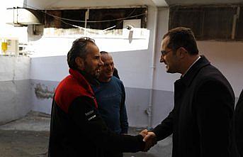 Akçaabat Belediye Başkanı Ekim, esnafı ziyaret etti