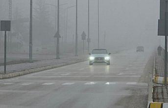 Amasya'da sis etkili oldu