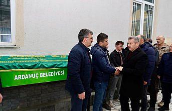 Artvin'de kazada vefat eden muhtarın cenazesi defnedildi