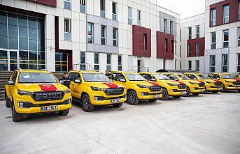 Bolu İl Özel İdaresinin filosuna 17 araç katıldı